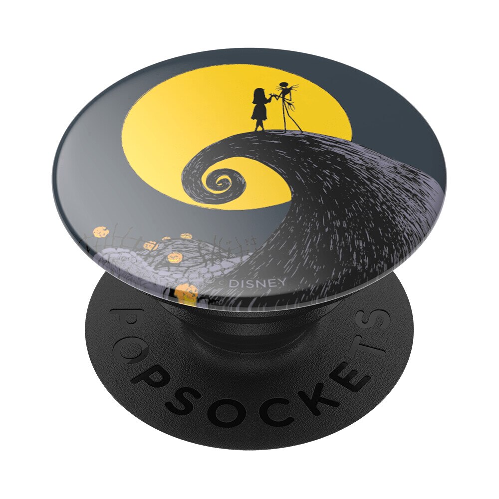 Suport universal de telefon si tableta PopSockets Disney, accesoriu PopGrip Nightmare Before Christmas